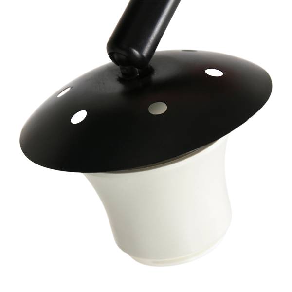Stehleuchte Sparkled Light Typ G Aluminium / Leinen - 1-flammig - Beige