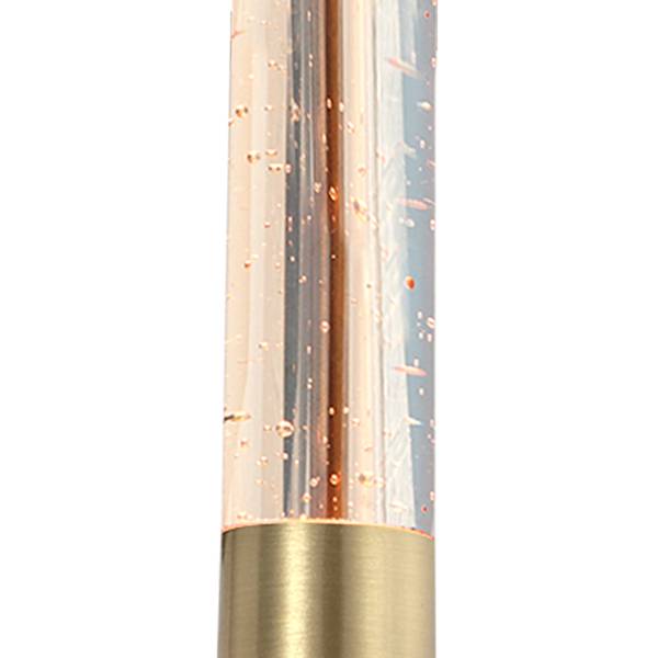 Pendelleuchte Alisio Typ F Aluminium / Klarglas - 8-flammig - Gold