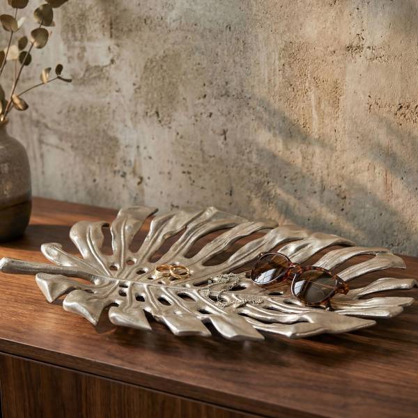 Dekoschale Tepar Aluminium - Silber