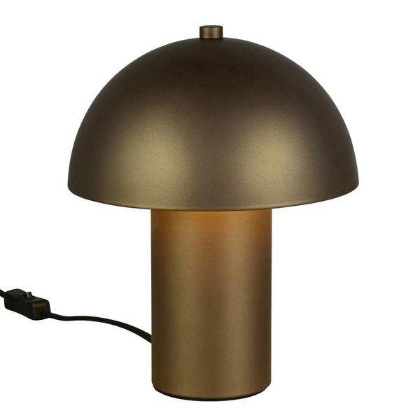 Tischleuchte Enya Eisen - 1-flammig - Braun