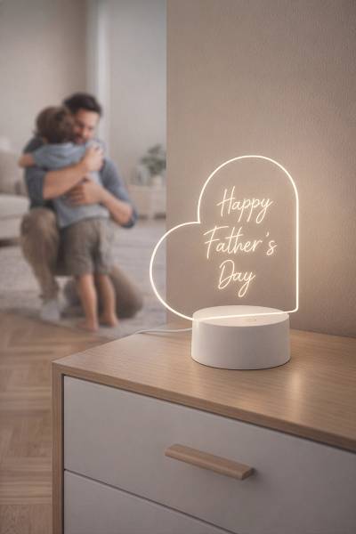 Tischleuchte Amour Polycarbonat - 1-flammig