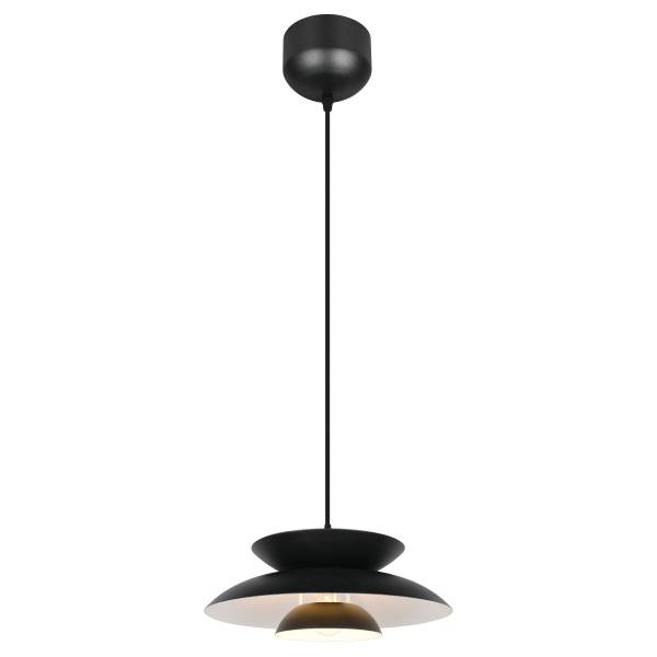 Pendelleuchte Amarila Eisen - 1-flammig - Schwarz - Durchmesser: 40 cm