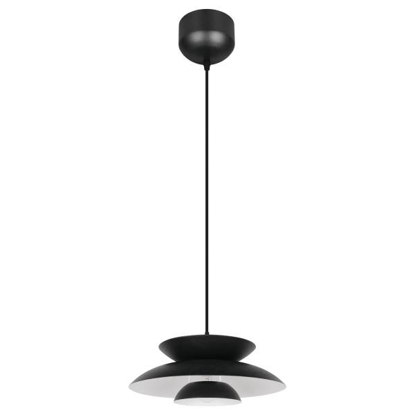 Pendelleuchte Amarila Eisen - 1-flammig - Schwarz - Durchmesser: 40 cm