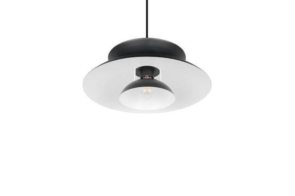 Pendelleuchte Amarila Eisen - 1-flammig - Schwarz - Durchmesser: 40 cm