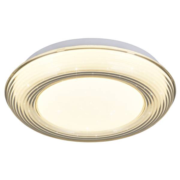 Deckenleuchte Daro Polycarbonat - 1-flammig - Durchmesser: 27 cm