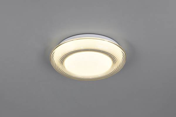 Deckenleuchte Daro Polycarbonat - 1-flammig - Durchmesser: 27 cm