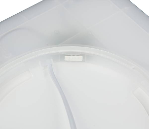 Deckenleuchte Emra Typ B Polycarbonat - 1-flammig - Weiß