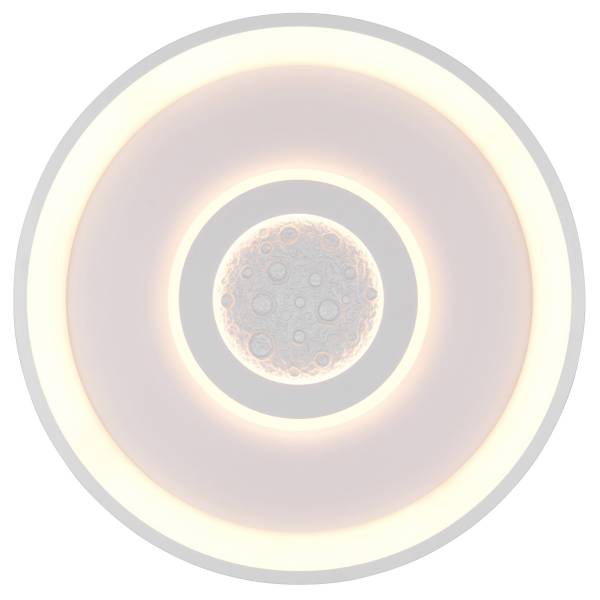 Deckenleuchte Nexalo Eisen / Polycarbonat - 1-flammig