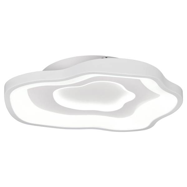Deckenleuchte Nube Eisen / Polycarbonat - 1-flammig
