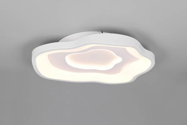 Deckenleuchte Nube Eisen / Polycarbonat - 1-flammig