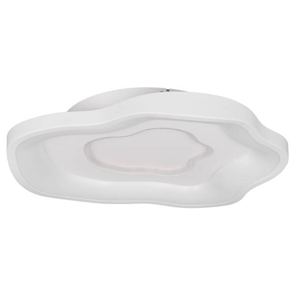 Deckenleuchte Nube Eisen / Polycarbonat - 1-flammig