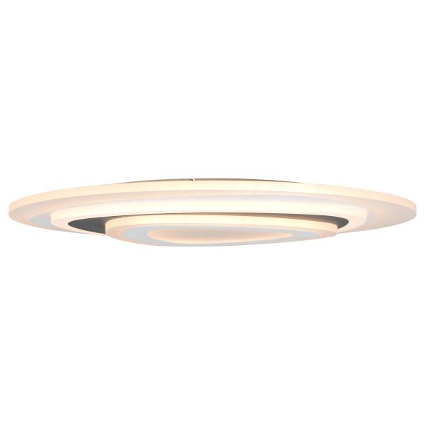 Deckenleuchte Zilo Eisen / Polycarbonat - 1-flammig - Weiß