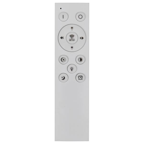 Deckenleuchte Zilo Eisen / Polycarbonat - 1-flammig - Weiß