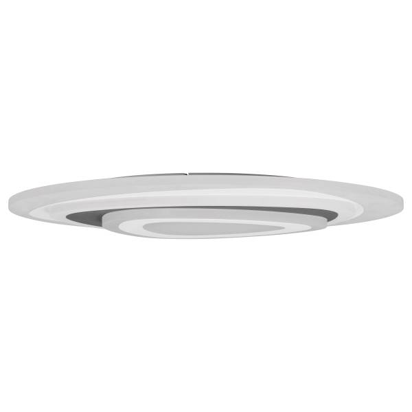 Deckenleuchte Zilo Eisen / Polycarbonat - 1-flammig - Weiß