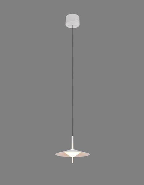 Suspension Amalo Type A Fer / Polycarbonate - Blanc - Nb d'ampoules : 1