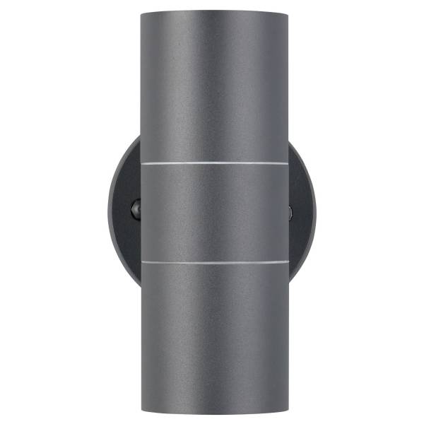 Wandleuchte Turia Aluminium - 2-flammig - Schwarz
