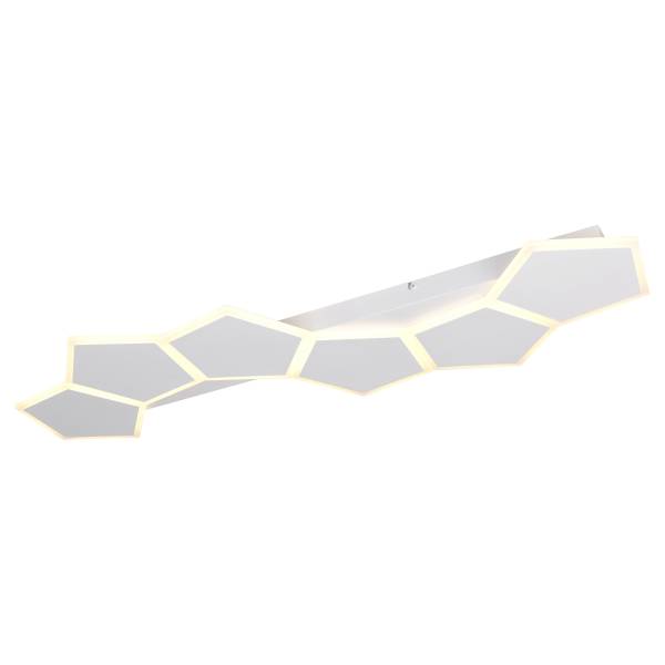 Deckenleuchte Zaya Typ B Eisen / Polycarbonat - 1-flammig - Weiß