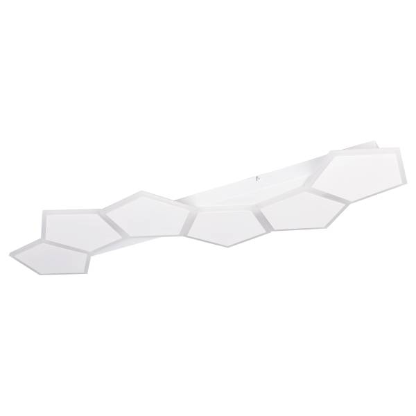 Deckenleuchte Zaya Typ B Eisen / Polycarbonat - 1-flammig - Weiß