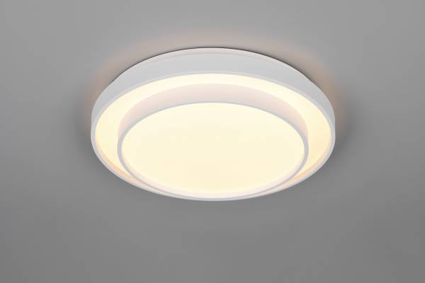 Deckenleuchte Tenso Polycarbonat - 1-flammig - Weiß