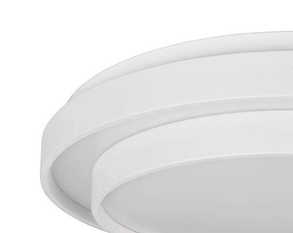 Deckenleuchte Tenso Polycarbonat - 1-flammig - Weiß