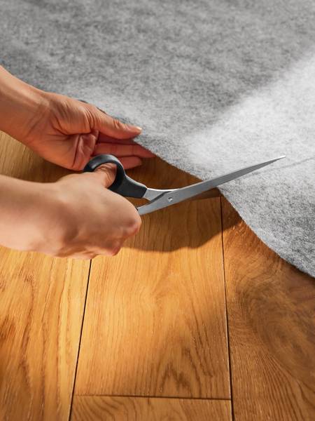 Teppichunterlage Grip Filz - Grau - 70 x 140 cm