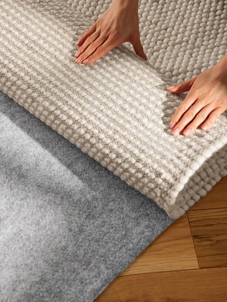 Teppichunterlage Grip Filz - Grau - 70 x 140 cm