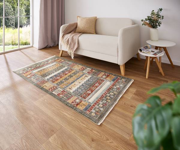 Kurzflorteppich Remo Typ A Polyester - Multicolor - 60 x 110 cm