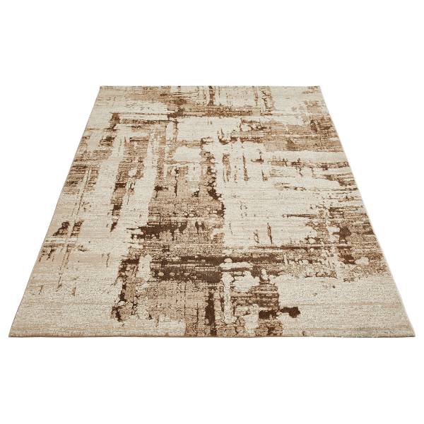 Kurzflorteppich Telde Polyester - Beige - 120 x 170 cm