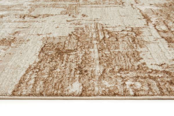 Kurzflorteppich Telde Polyester - Beige - 120 x 170 cm