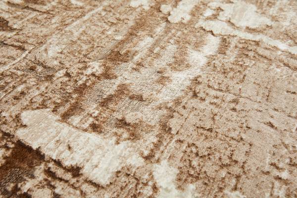 Kurzflorteppich Telde Polyester - Beige - 120 x 170 cm