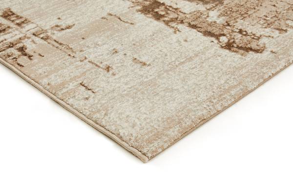 Kurzflorteppich Telde Polyester - Beige - 120 x 170 cm