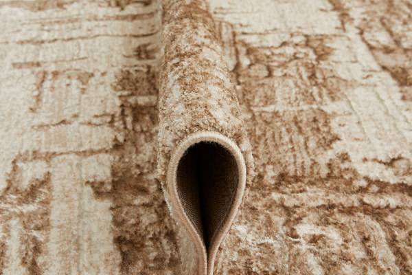 Kurzflorteppich Telde Polyester - Beige - 120 x 170 cm