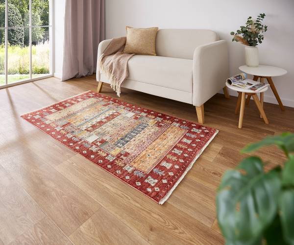 Kurzflorteppich Remo Typ B Polyester - Multicolor - 60 x 110 cm