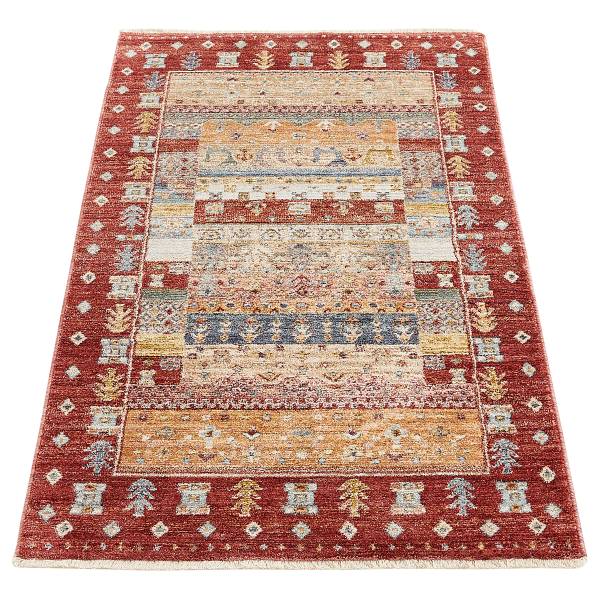 Kurzflorteppich Remo Typ B Polyester - Multicolor - 60 x 110 cm