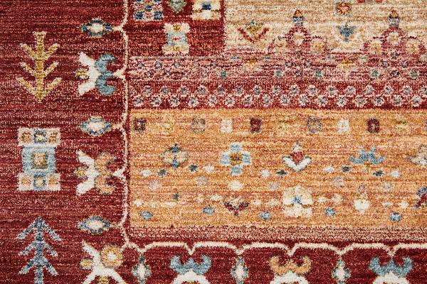 Kurzflorteppich Remo Typ B Polyester - Multicolor - 60 x 110 cm
