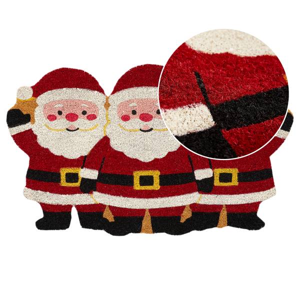 Fußmatte Nikolaus Kokos - Multicolor