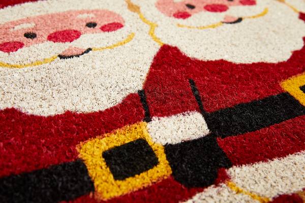 Fußmatte Nikolaus Kokos - Multicolor
