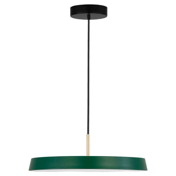 Pendelleuchte Vetro Aluminium / Acrylglas - 1-flammig - Grün