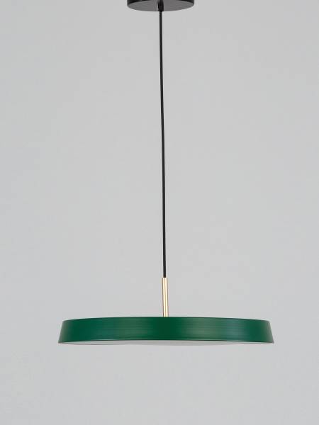 Pendelleuchte Vetro Aluminium / Acrylglas - 1-flammig - Grün