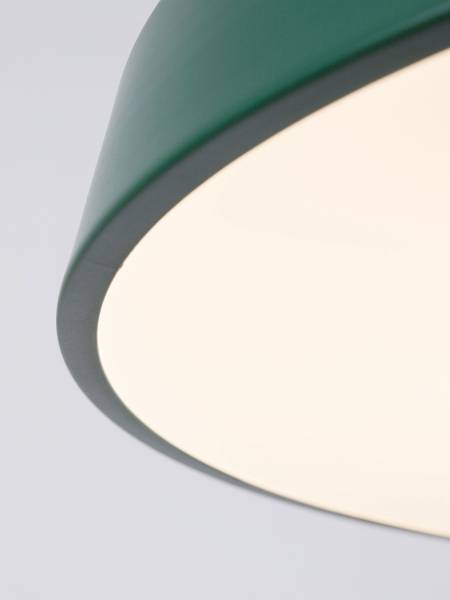 Pendelleuchte Vetro Aluminium / Acrylglas - 1-flammig - Grün