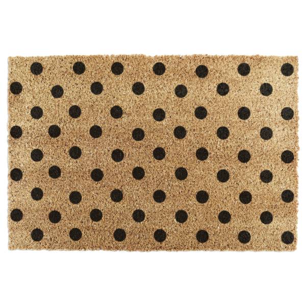 Fußmatte COUNTRY-DOTS Kokosfasern - Braun
