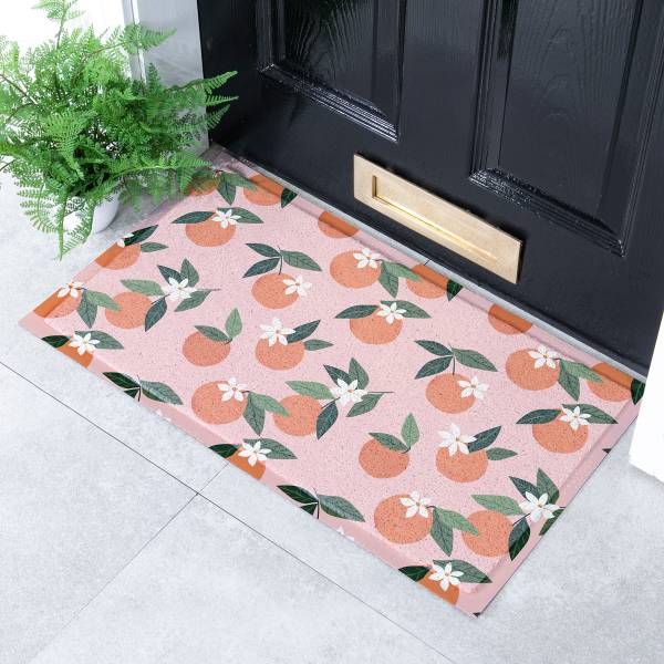Fußmatte DMW-ORANGES-7040 Polyvinylchlorid - Mehrfarbig