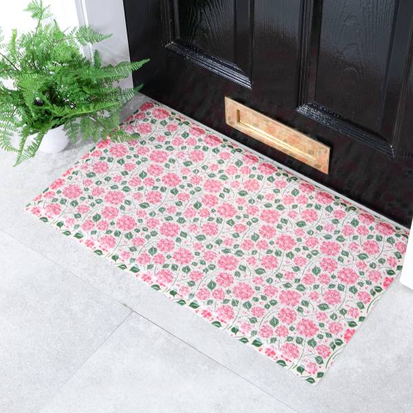 Fußmatte DMW-HYDRANGEA-7040 Polyvinylchlorid - Pink