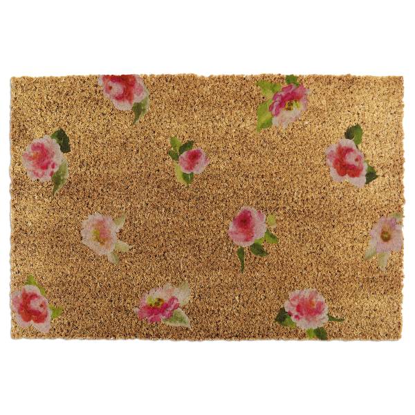 Fußmatte 6040W-WCOLOURFLORAL Kokosfasern - Braun