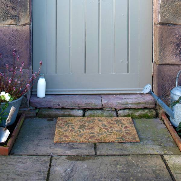 Fußmatte 6040-CBMIDNIGHTGARDEN Kokosfasern - Braun