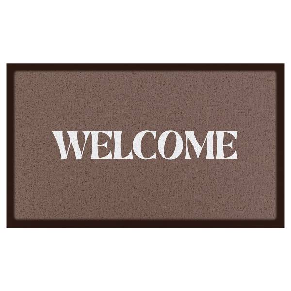 Fußmatte DMW-WELCOMEBRWN-7040 Polyvinylchlorid - Braun