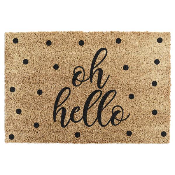 Fußmatte TYPO-OHHELLO Kokosfasern - Braun
