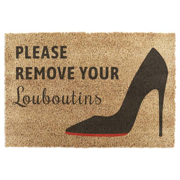 Fußmatte 6040-REMOVELOUBOUTINS Kokosfasern - Braun