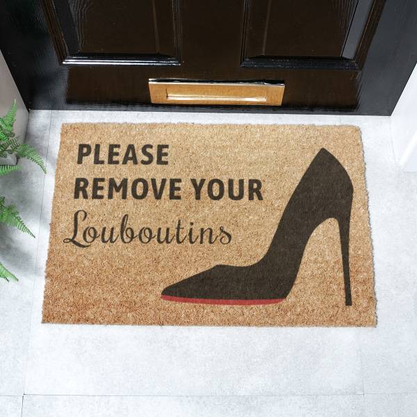 Fußmatte 6040-REMOVELOUBOUTINS Kokosfasern - Braun