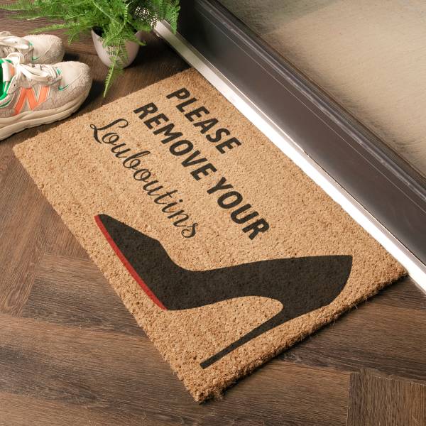 Fußmatte 6040-REMOVELOUBOUTINS Kokosfasern - Braun